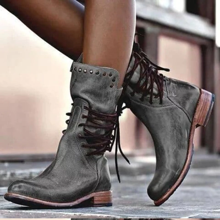 The Aveline Leather Boots