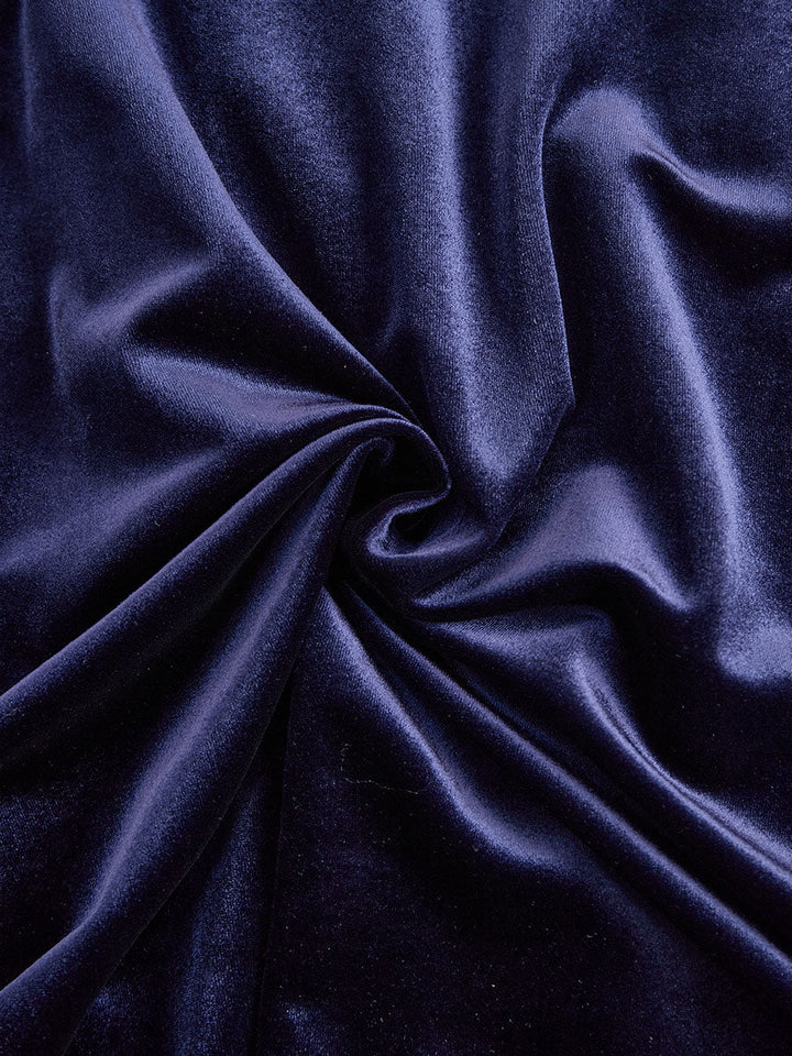 Elissa | Navy Blue Midi Dress with Long Sleeves