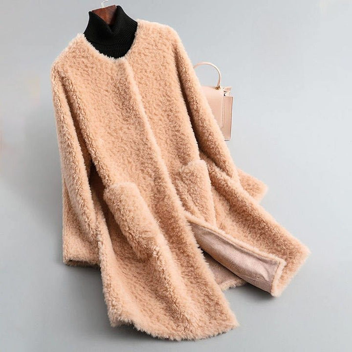 Luxe Teddy Coat Made of Sheepskin