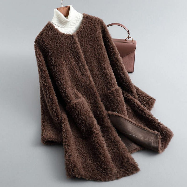 Luxe Teddy Coat Made of Sheepskin