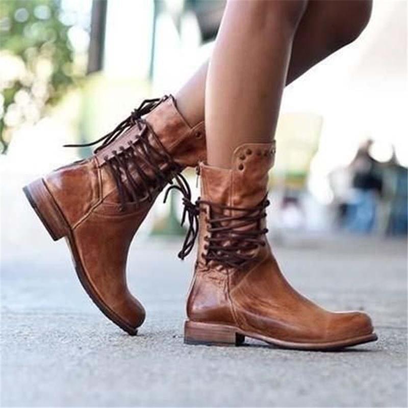 The Aveline Leather Boots