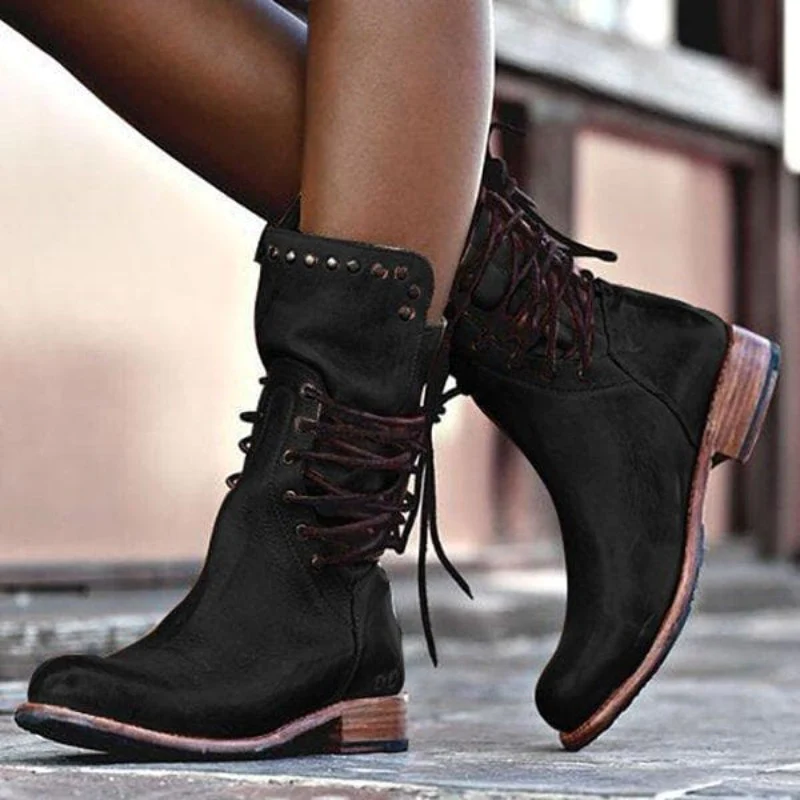 The Aveline Leather Boots