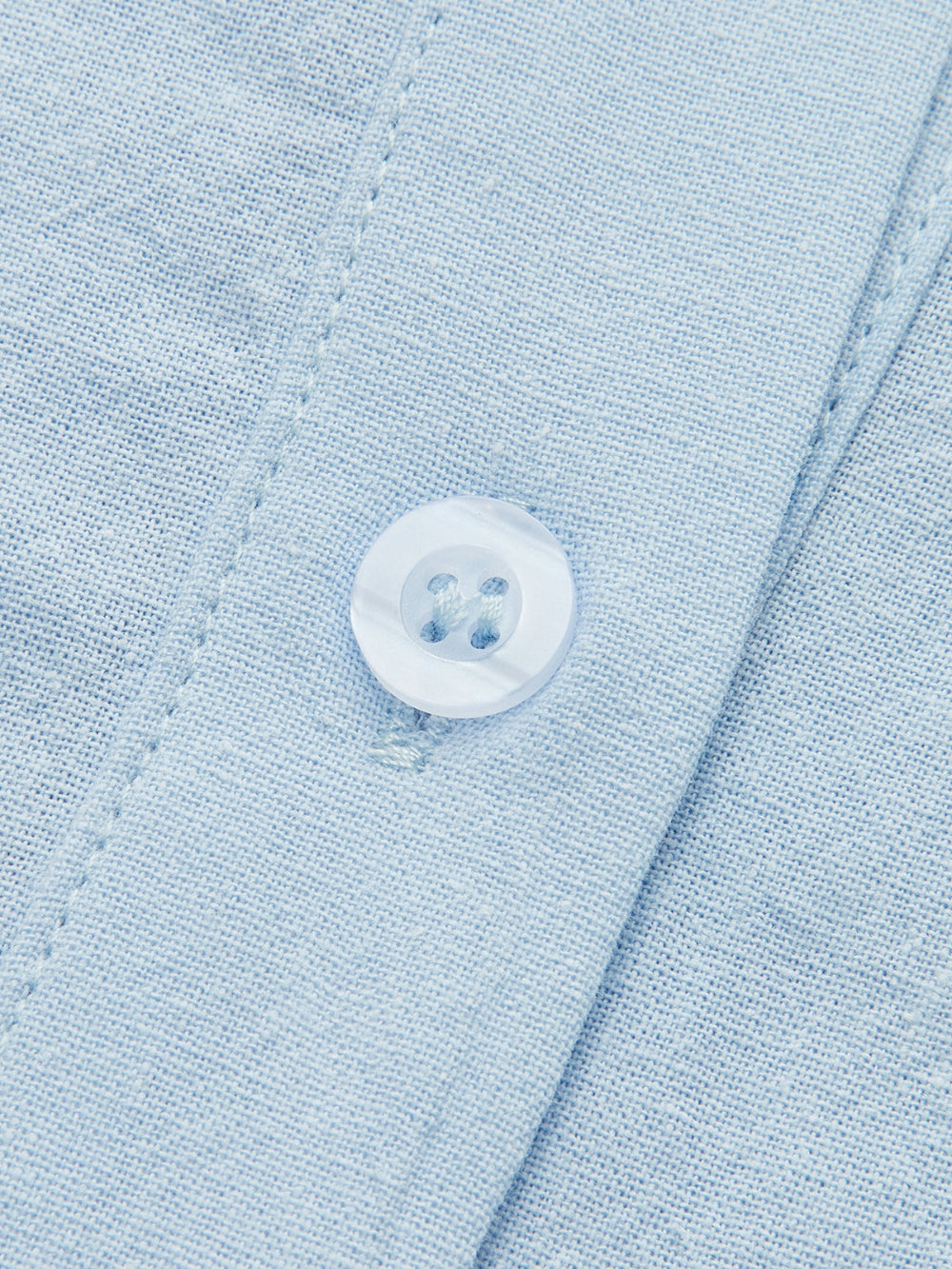 Cotton and Linen Long Sleeve Loose Shorts Set