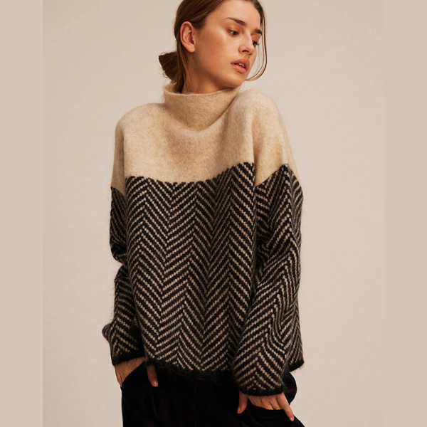 Malene | Cotton Turtleneck Sweater