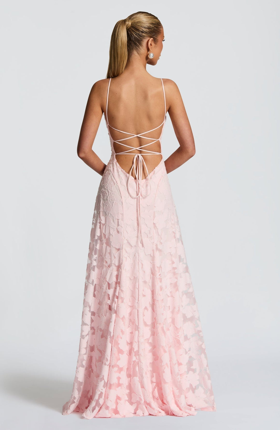 Kaleah - Long Dress with Lace Bodice